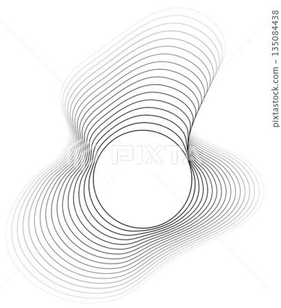 Circle liquid shape overlapping halftone for badges, tag, logo, banner Circle liquid shape overlapping halftone for badges, tag, logo, banner 135084438