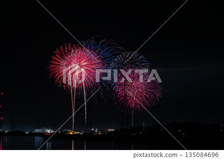 田原市（愛知縣）渥美半島煙火大會場景 135084696