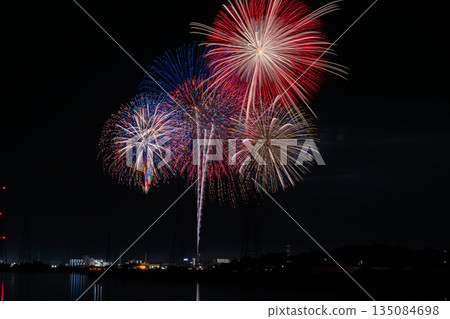 田原市（愛知縣）渥美半島煙火大會場景 135084698
