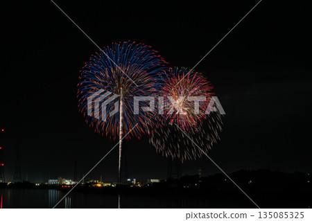 田原市(愛知縣)渥美半島煙火大會場景 田原市(愛知縣)渥美半島煙火大會場景 135085325