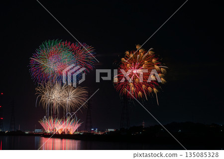 田原市(愛知縣)渥美半島煙火大會場景 田原市(愛知縣)渥美半島煙火大會場景 135085328