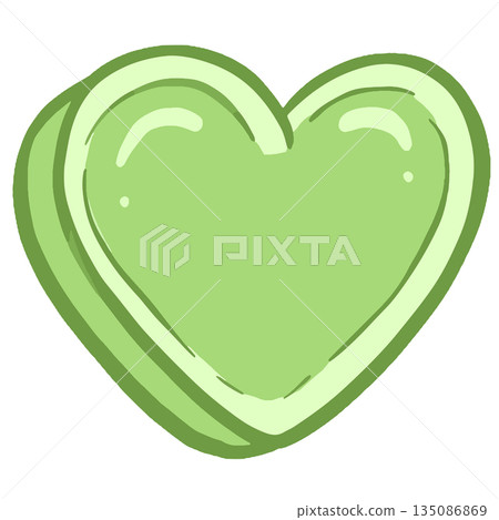 Graphic pop art cartoon hearts love valentines illustration vector in cute colour Graphic pop art cartoon hearts love valentines illustration vector in cute colour 135086869