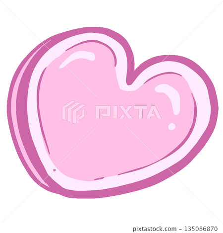 Graphic pop art cartoon hearts love valentines illustration vector in cute colour Graphic pop art cartoon hearts love valentines illustration vector in cute colour 135086870