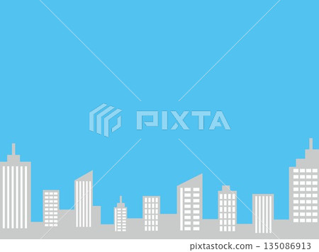 Sky, Blue Sky, Illustration, Clouds, Background, Vector, Confetti, Copy Space, Landscape, Event 135086913