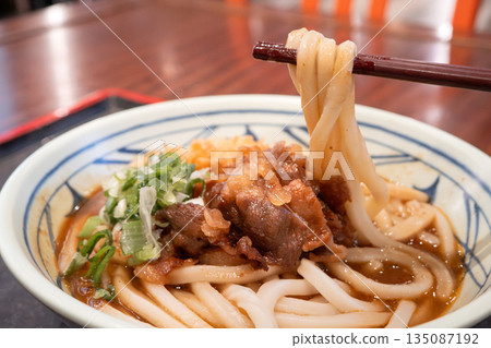 Udon Ramen Beef Curry Udon カレーうどん うどん ラーメン 135087192