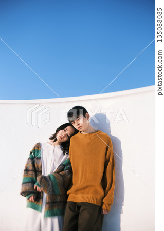 Portrait of a man and woman duo 135088085