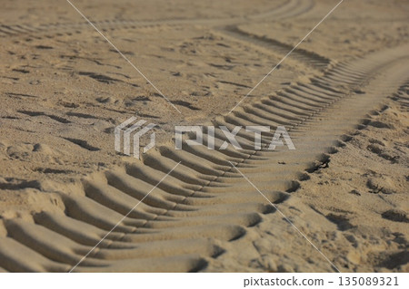 Sandy beach Sandy beach 135089321