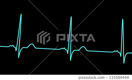 P-mitrale, 3D illustration 135089499