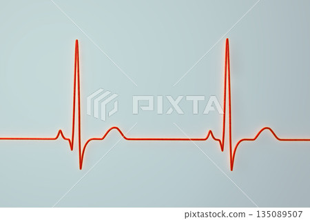 P-pulmonale, 3D illustration 135089507