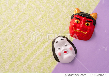 節分惡魔與狼面具 節分惡魔與狼面具 135089646