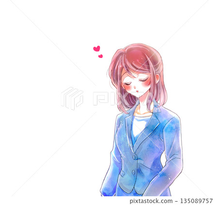 他喜歡的一個女人,穿著西裝 他喜歡的一個女人,穿著西裝 135089757