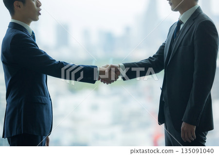 Businessman shaking hands Businessman shaking hands 135091040