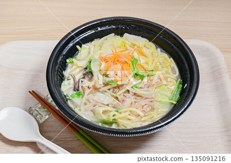 Delicious vegetable tanmen that can be heated in the microwave Delicious vegetable tanmen that can be heated in the microwave 135091216
