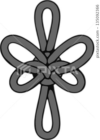 Delicate Traditional Korean Knot Art with Intricate Handmade Craftsmanship and Cultural Symbolism 135092366