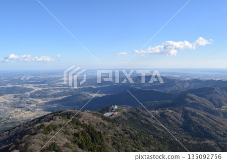 從筑波山頂附近眺望的景色 135092756