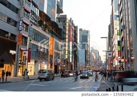 Ginza's main street is Ginza Street (Chuo Street), Chuo Ward, Tokyo 135093462