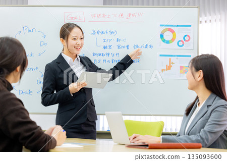 一個女人開會 135093600