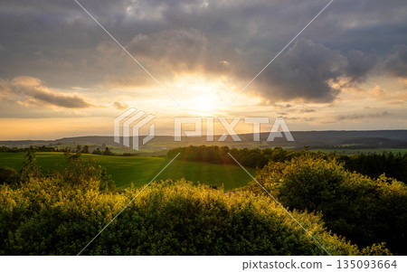 Eifel landscape, Rhineland-Palatinate, Germany 135093664