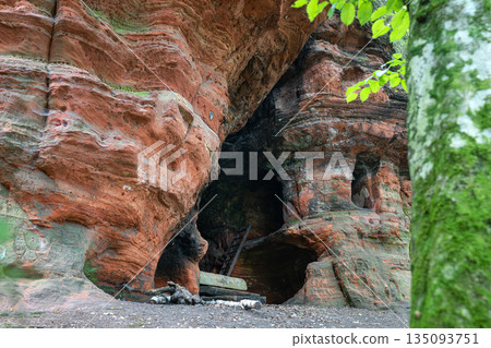 Caves close to Treves, Eifel, Germany Caves close to Treves, Eifel, Germany 135093751