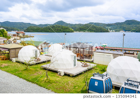 海邊的圓頂形住宿設施 [攝影協助：沖繩海濱度假村雅] 135094341