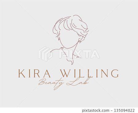 Beauty lab label design Beauty lab label design 135094822