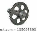 Gear wheel isolated on white background 135095393