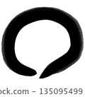 表示強調的黑色墨水圓圈能夠吸引註意力。 135095499