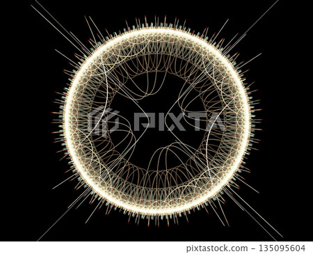 An image resembling corona discharge 135095604