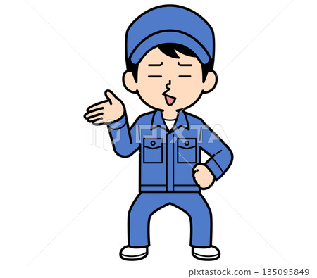 A simple worker man complaining 135095849