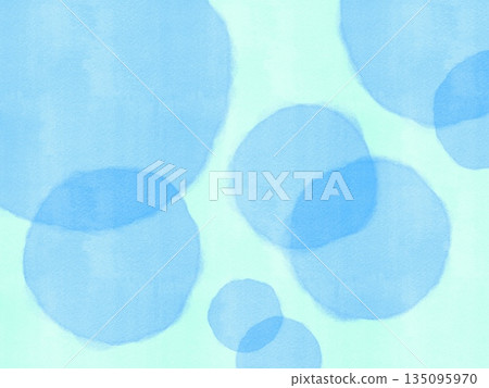 Light blue polka dot background material (watercolor style, transparent PNG) Light blue polka dot background material (watercolor style, transparent PNG) 135095970