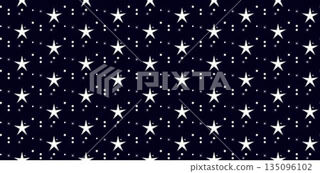 Glowing Stars Background Illustration, with twinkle star shapes creating a magical and decorative atmosphere suitable for celebration fantasy design children illustration and creative graphic 135096102