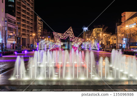 First appearance in 2025! Stargate illuminations at Minato Odori Park 135096986