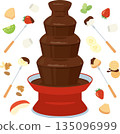 Chocolate fountain Chocolate fountain 135096999