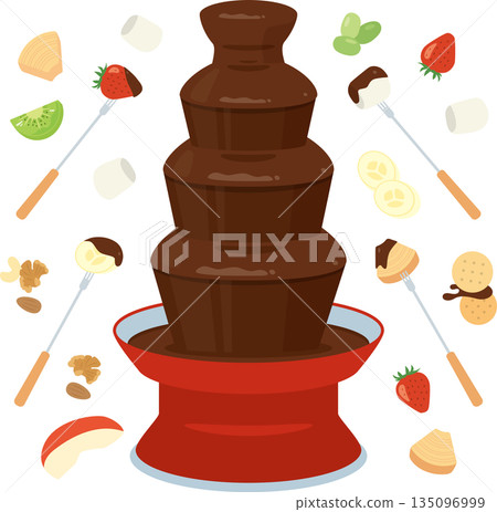巧克力噴泉 135096999