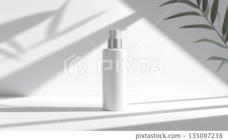 Modern 3d render of an empty white bathroom interior featuring a blank wall and minimalist architecture design in a bright indoor home space with nobody inside Modern 3d render of an empty white bathroom interior featuring a blank wall and minimalist architecture design in a bright indoor home space with nobody inside 135097238