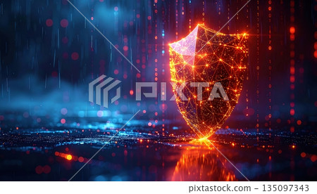 Abstract digital energy explosion of bright, glowing star lights for a futuristic technology or colorful Christmas party background design Abstract digital energy explosion of bright, glowing star lights for a futuristic technology or colorful Christmas party background design 135097343