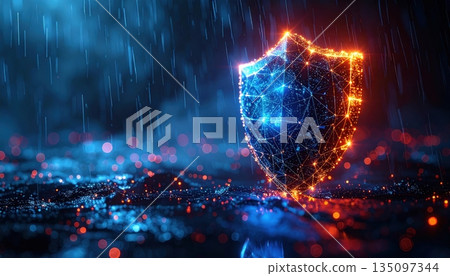 Abstract digital energy explosion of bright, glowing star lights for a futuristic technology or colorful Christmas party background design Abstract digital energy explosion of bright, glowing star lights for a futuristic technology or colorful Christmas party background design 135097344