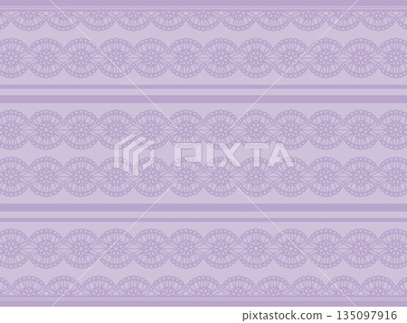 優雅的紫色蕾絲背景 優雅的紫色蕾絲背景 135097916