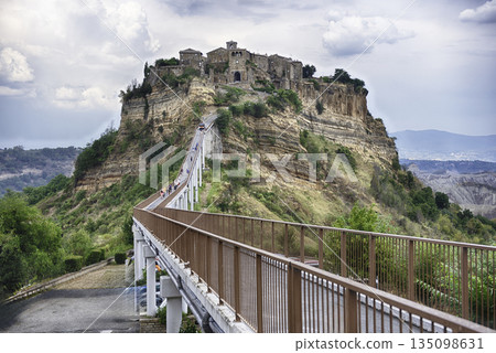 Civita di Bagnoregio, Italy's Ancient Hilltop Village and Connecting Bridge 135098631