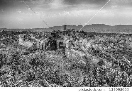 Historic Civita di Bagnoregio Perched on a Remote Italian Hilltop Historic Civita di Bagnoregio Perched on a Remote Italian Hilltop 135098663