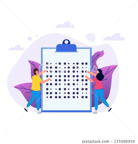 Braille language Reading Braille text concept. Vector illustration. Braille language Reading Braille text concept. Vector illustration. 135098959