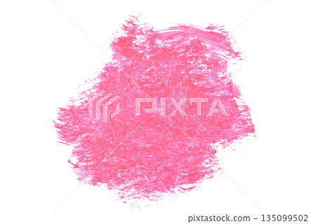 A stain of watercolor paint. 135099502