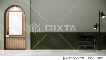 Minimalist Living Room contemporary style Interior Design have modern tropical and decoration. 3D rendering Minimalist Living Room contemporary style Interior Design have modern tropical and decoration. 3D rendering 135099894