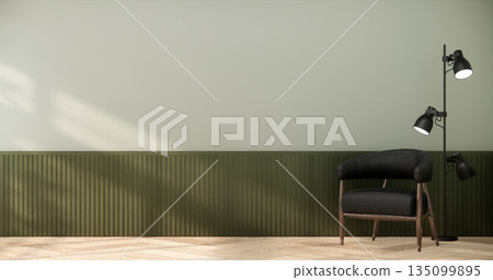 Minimalist Living Room contemporary style Interior Design have modern tropical and decoration. 3D rendering Minimalist Living Room contemporary style Interior Design have modern tropical and decoration. 3D rendering 135099895