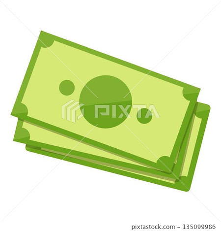 Bank cash currency icon, cartoon style Bank cash currency icon, cartoon style 135099986