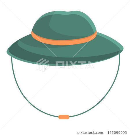 Expedition Hat icon, cartoon style Expedition Hat icon, cartoon style 135099993