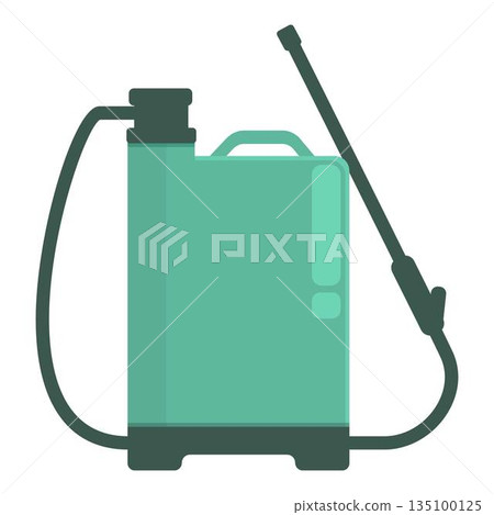 Chemical pot icon cartoon vector. Pest insect Chemical pot icon cartoon vector. Pest insect 135100125