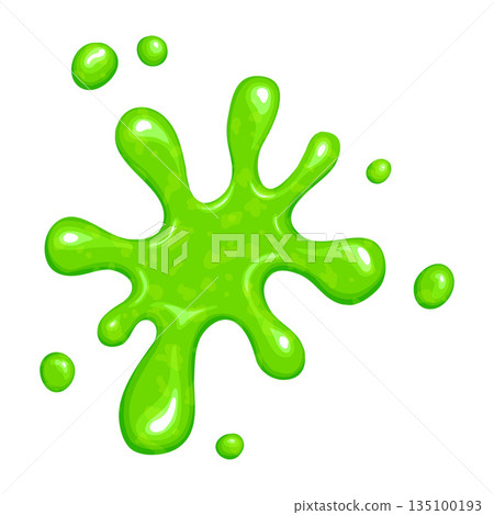 Green slime icon 135100193