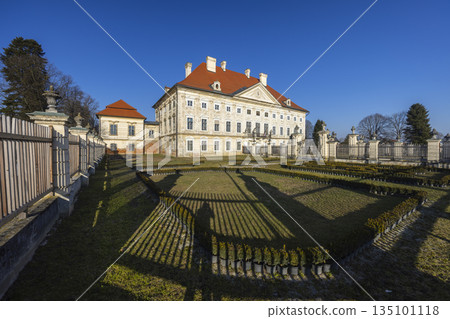 Dornava Castle baroque architecture and garden in Slovenia 135101118