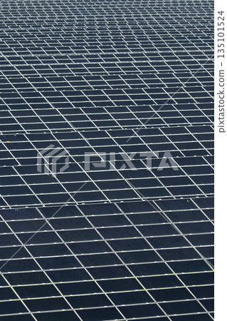 Solar panels capturing sunlight for clean energy in Veneto, Italy 135101524